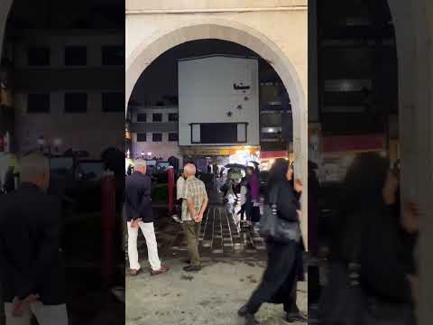Night life in Rasht, Iran شهرداری رشت