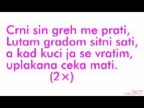 Relja Popovic feat. Coby feat. Cvija-Crni Sin (Official Lyrics With Music) By:Elma H♥