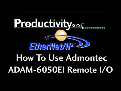 Productivity Series EtherNet/IP Admontec ADAM-6050EI Remote I/O at AutomationDirect