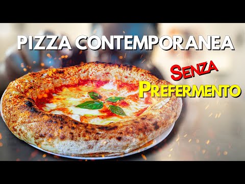 Contemporary Pizza without preferment - Canotto Style