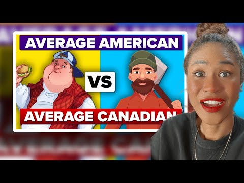 Average American vs Average Canadian - How Do You Compare? People Comparison | Reaction