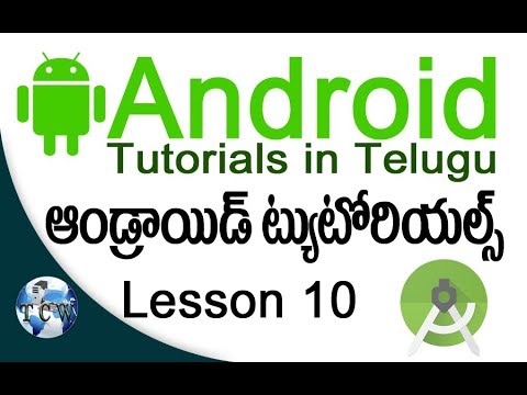 Android Development Tutorials in Telugu Lesson 10 What is Toast