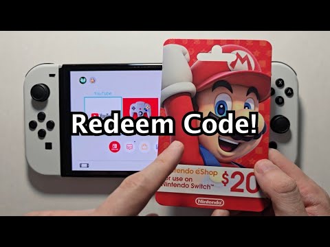 How to Redeem Code on Nintendo Switch eShop!
