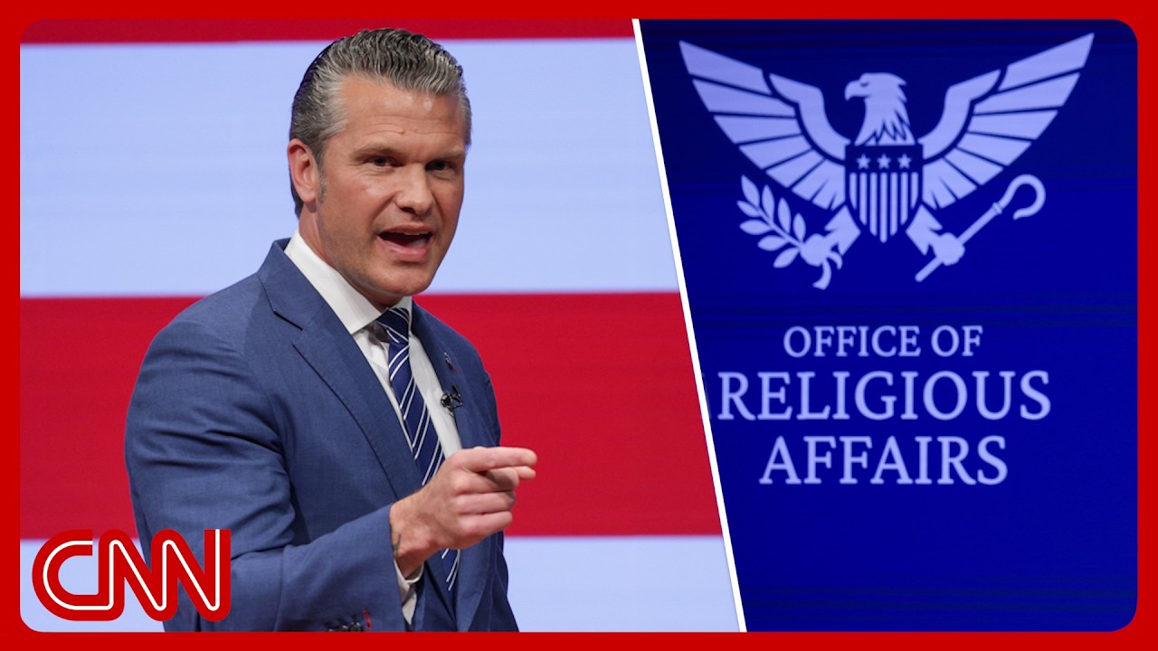 Hegseth unveils religious affairs office as Pentagon overhaul continues