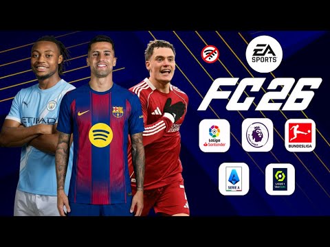 FIFA 14 MOBILE MOD EA SPORTS FC 26 ANDROID OFFLINE UPDATE KITS 2025/26 REAL FACES LATEST TRANSFERS