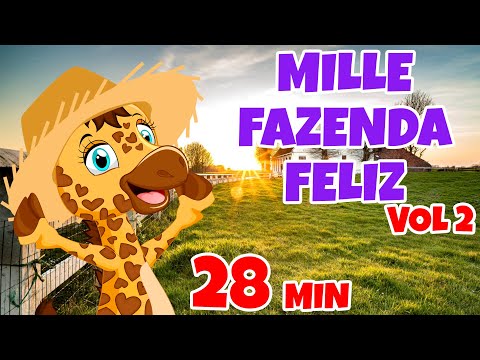 Mille Fazenda Feliz vol 2 - Giramille 8 min | Desenho Animado Musical