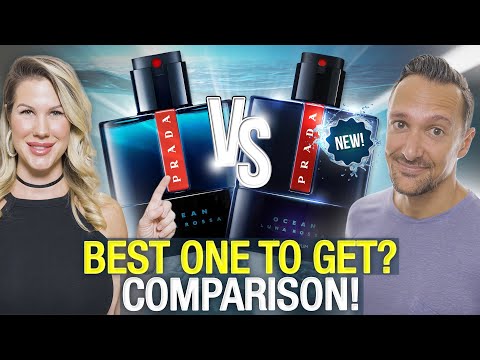 Prada Luna Rossa Ocean EDT  vs Ocean EDP! The eau de toilette vs eau de parfum👌
