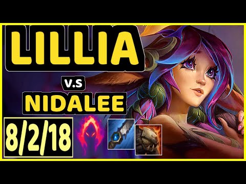 DJOKO (LILLIA) vs NIDALEE - 8/2/18 KDA JUNGLE GAMEPLAY - EUW Ranked MASTER