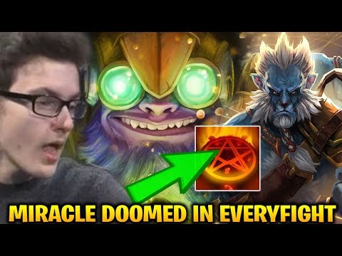Miracle Tinker Get Doomed due to His Fast Hand In EveryFight Dota 2 7.17