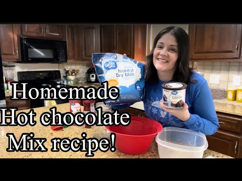 Homemade hot chocolate recipe / DIY /easy!