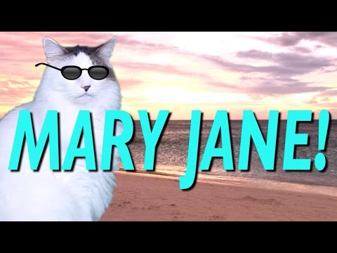 HAPPY BIRTHDAY MARY JANE! - EPIC CAT Happy Birthday Song