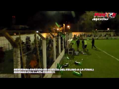 GOLES ROMANG FC VS ATL TIGRE SEMI PARTIDO DE VUELTA