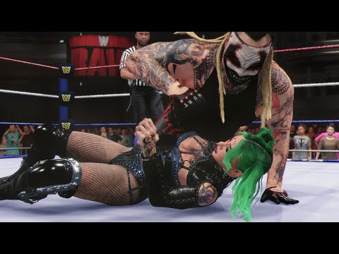 WWE 2k25 MODS: Shotzi vs Fiend Bray Wyatt #intergender #wrestling