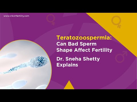 Teratozoospermia: Can Bad Sperm Shape Affect Fertility? | Dr. Sneha Shetty Explains!