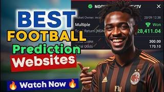 BEST Secret Football Prediction websites 🎯Boost your wins daily #football predic