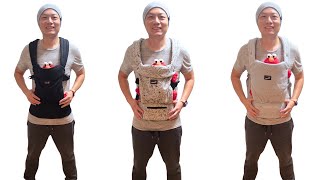 Grownsy Baby Carrier Review & Tutorial for Newborns to Toddlers | Facing Inward vs Forward