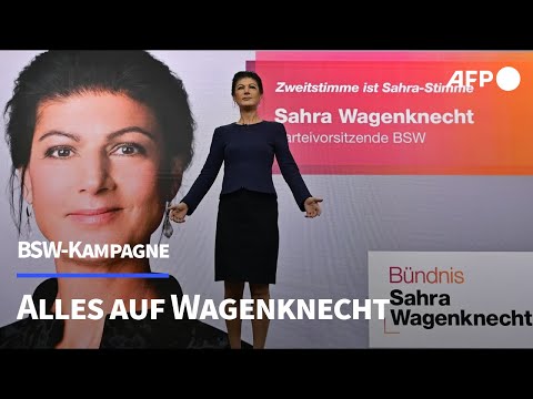 Wagenknecht führt Bündnis Sahra Wagenknecht in Wahlkampf | AFP