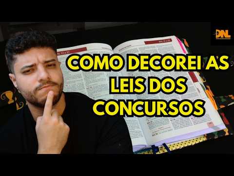 Como ESTUDAR LEI SECA para Concursos: ACERTE TODAS AS QUESTÕES sem Precisar Ler a Lei