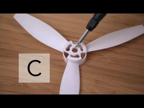 Parrot BEBOP 2 : How To Repair Propellers