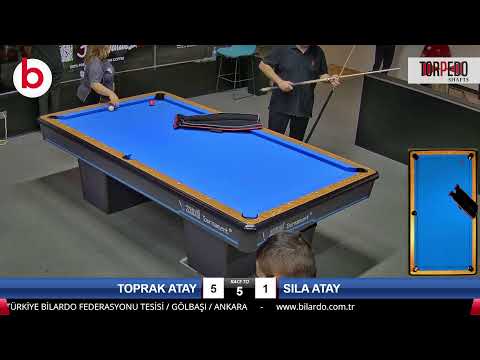 TOPRAK ATAY & SILA ATAY Bilardo Maçı - 