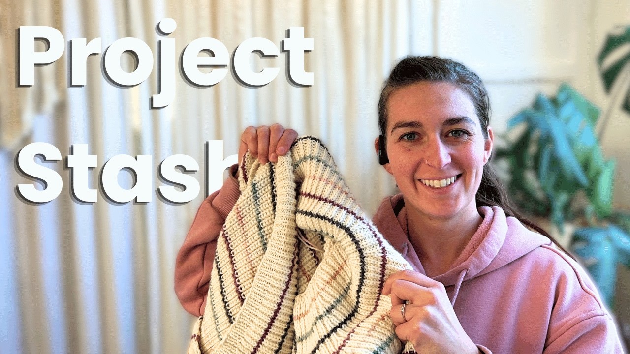 What's On My Needles: A Striped Raglan Cardigan, Rose City Yarn Crawl Finds & Half Fisherman Rib