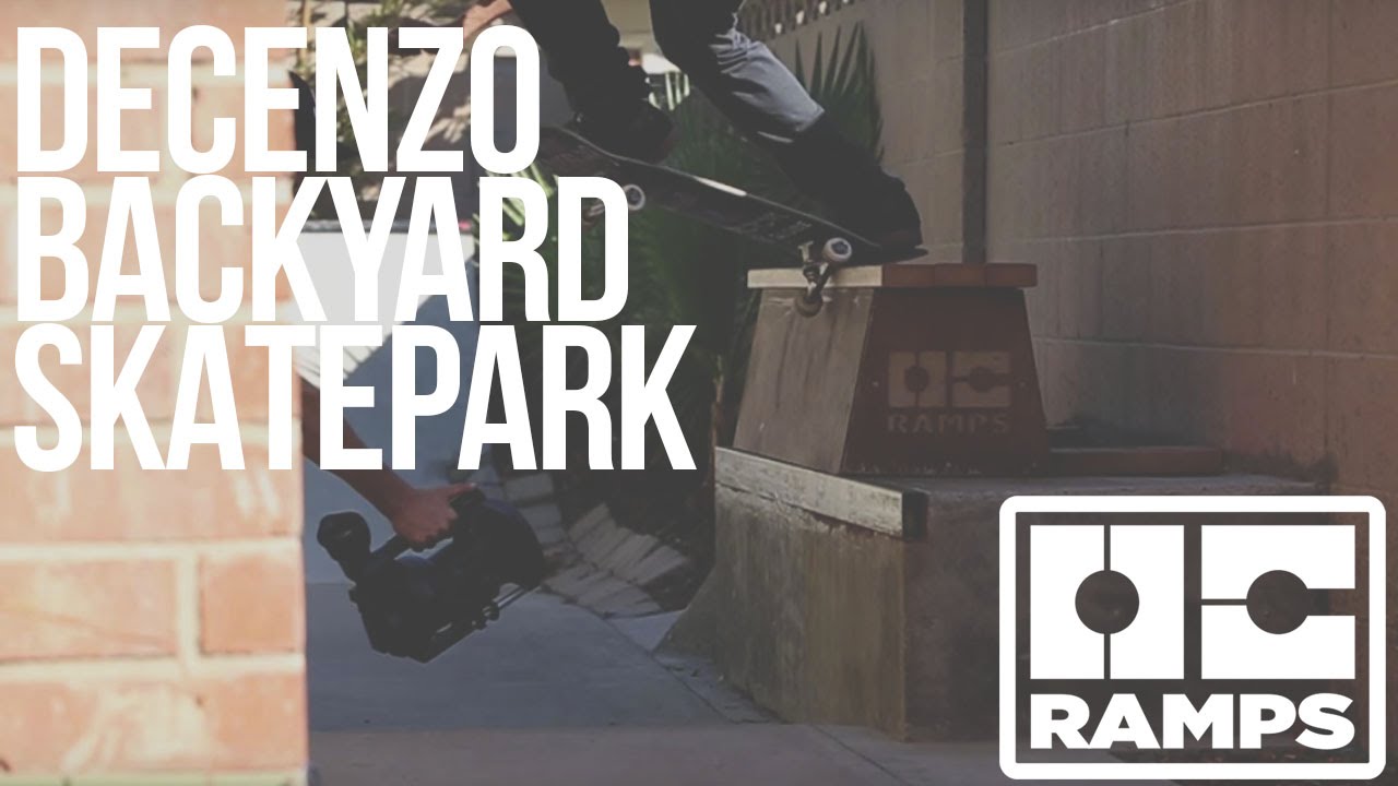 Ryan Decenzo se construye su propio skatepark