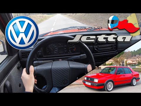 1990 Volkswagen Jetta MK2 1.8 (66kW) POV 4K [Test Drive Hero] #108  ACCELERATION,ELASTICITY, DYNAMIC