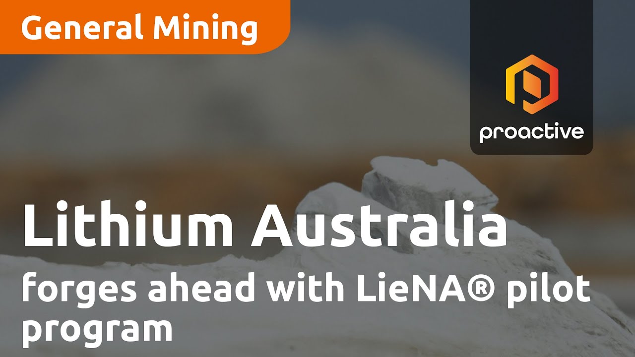 Lithium Australia and MinRes forge ahead with LieNA® pilot program