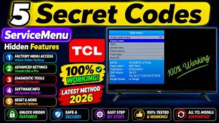 5 TCL Tv Secret Codes to Open Service Menu and Hidden Features