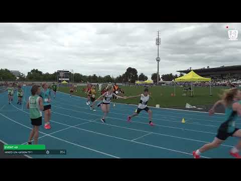 Mixed U14 4x100m Timed Final 1: 2023/24 Commonwealth Bank State Relay Championships