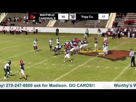 MAYFIELD CARDINALS V Trigg County 10-16-26