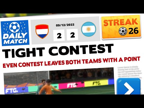 Streak - Score! Hero 2023 - Netherlands Vs. Argentina