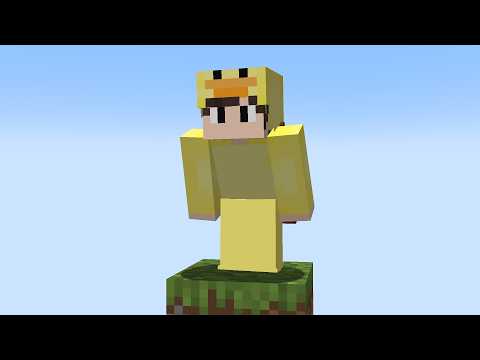 Minecraft'ı Bitiriyorum ama TEK BLOKTA