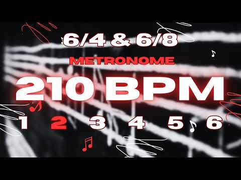 210 BPM - 6/4 & 6/8 Metronome
