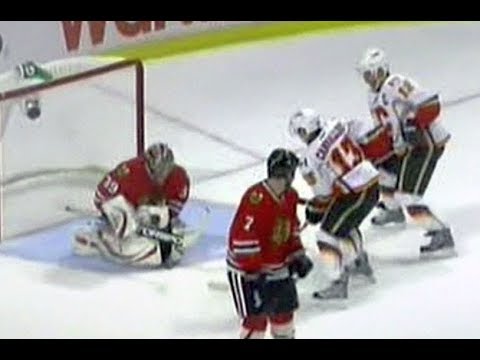 2009 NHL playoff. Chicago vs Calgary. Game 2. First round
