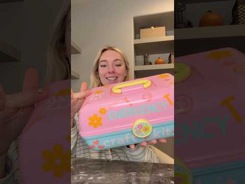Do not open unless you want to have fun kit 🤪🪡🌸 #DIY #craft making an emergency craft kit