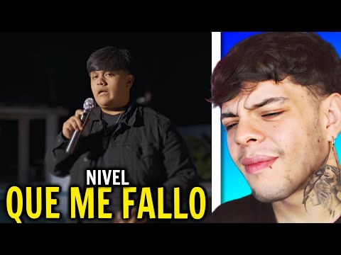 (REACCIÓN) Que Me Fallo - Nivel (En Vivo)