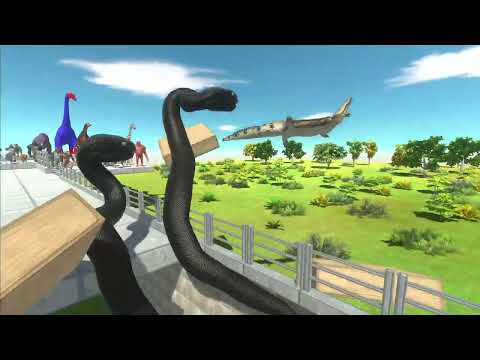 Who Can Escape From The Black Mamba? Part 2 - Animal Revolt Battle Simulator ARBS