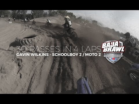 HELMET CAM: 30 Passes In 4 Laps - Gavin Wilkins at Baja Brawl