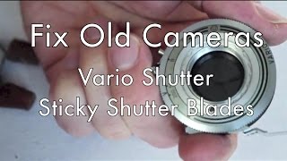 Fix Old Cameras: Vario Shutter Quick Flush Cleaning