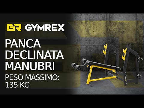 Video - Panca declinata manubri - 135 kg - 1080 x 270 mm