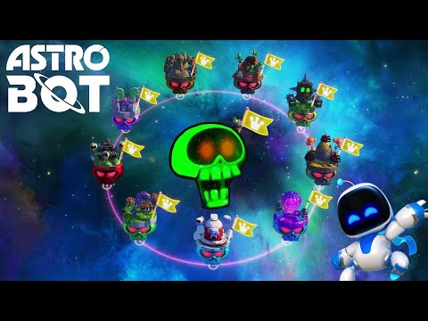 ASTRO BOT - All New Vicious Void DLC Levels + Secret Final Level (All Bots Rescued)