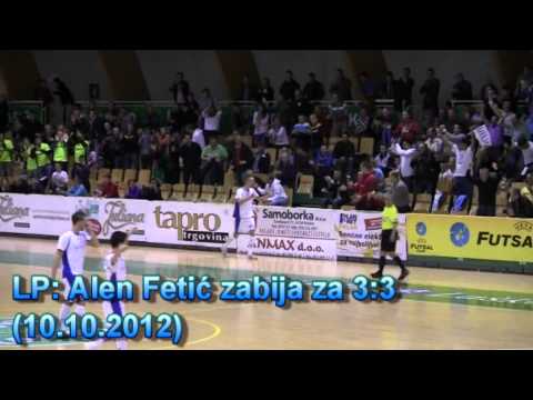 futsal.si: Alen Fetić zabija za 3:3 (10.10.2012)