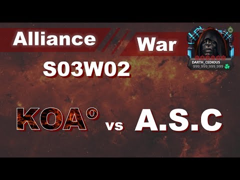Alliance War Season 03 War 02 - KOA° vs A.S.C