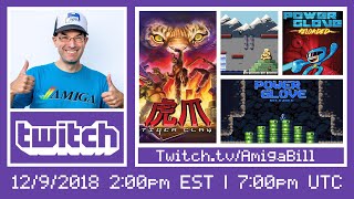 12/9/2018 Commodore Amiga LAUNCH DAY STREAM - New Games Tiger Claw & Power Glove Reloaded