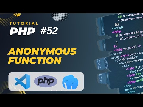 Php Tutorial 52 Anonymous Function