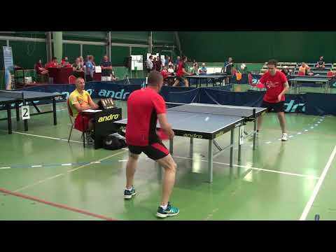 penhold long pips/ short pips vs Hristo Kostov - 3