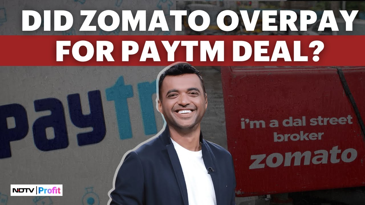 Zomato Paytm Deal LIVE News | Did Zomato Overpay For Paytm Insider? | Zomato Share Price LIVE