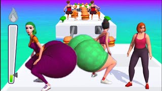 🔲Clickok Gameplay in GAME TWERK Race 3D🍑🥒🍅 UPDATE Android IOS
