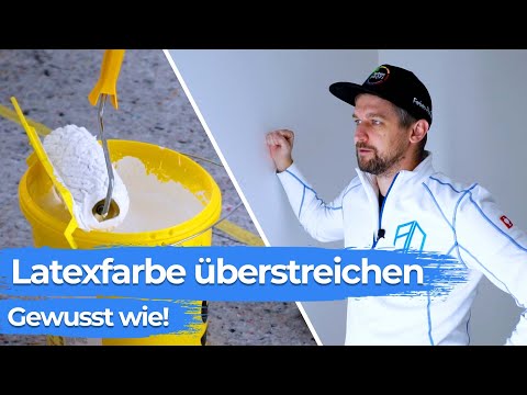 Painting over latex paint - What you need to pay attention to for a perfect result
